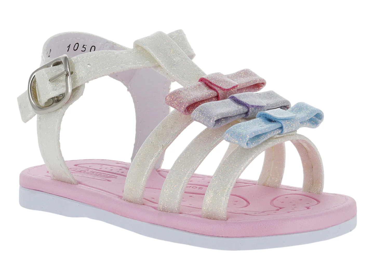 Sandalias Biberones Rosa Multicolor para Bebé