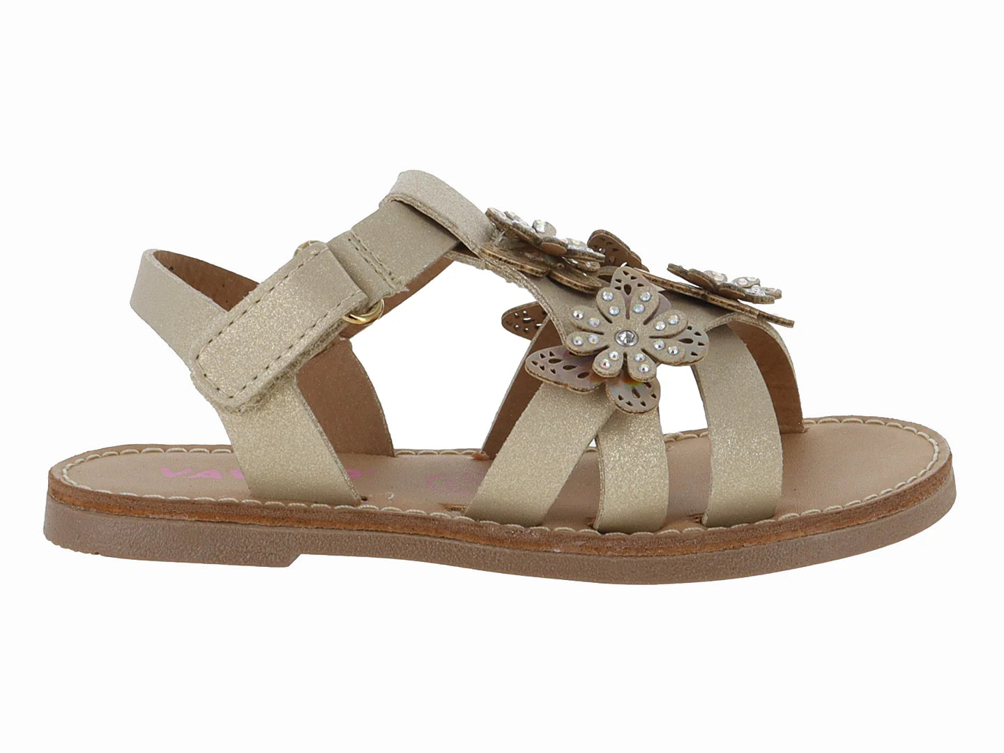 Sandalias Vavito Color Oro para Niña