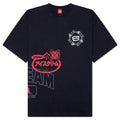 Overlay S S Tee Charcoal Art