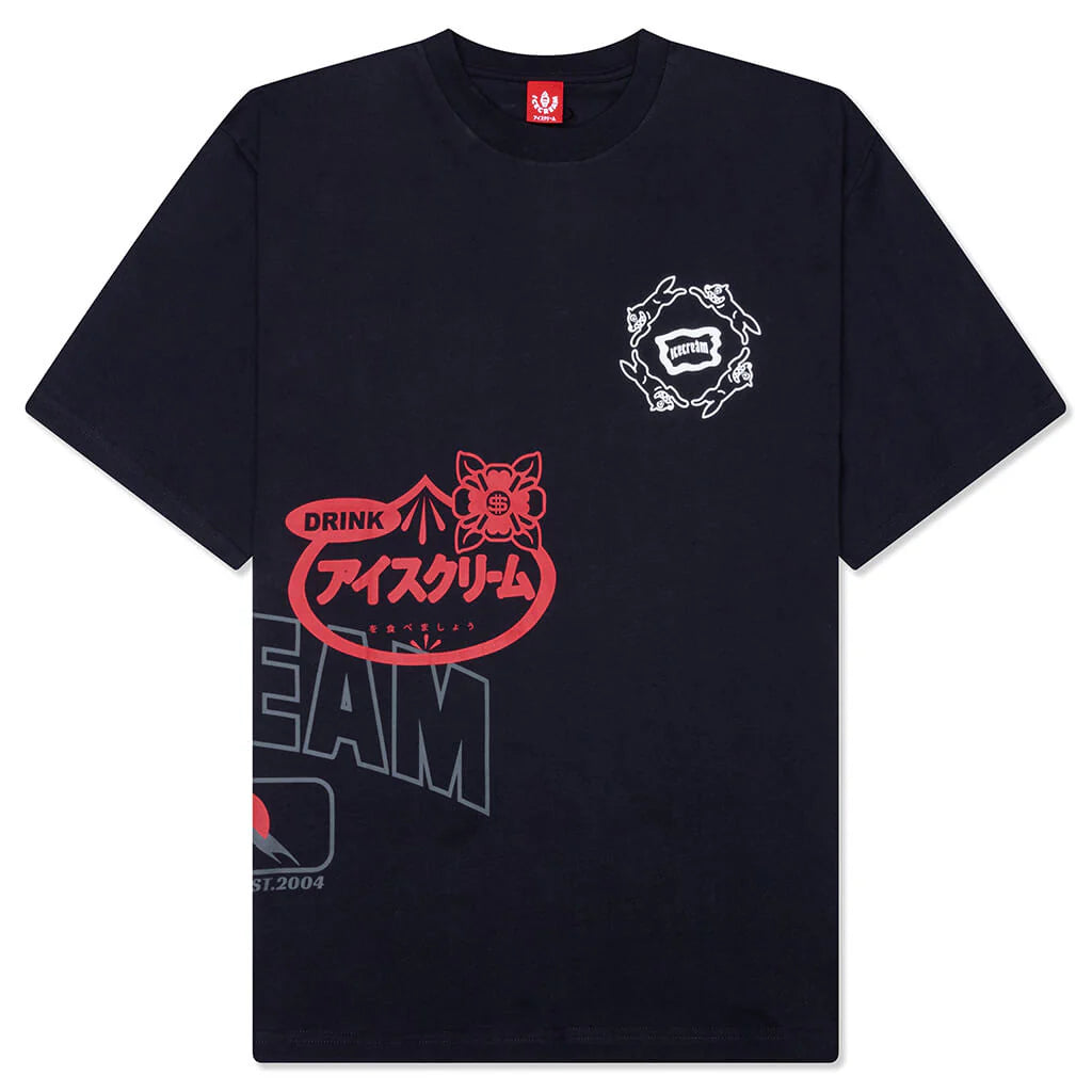 Overlay S S Tee Charcoal Art