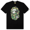 ABC Camo Big Ape Head Tee Black Green