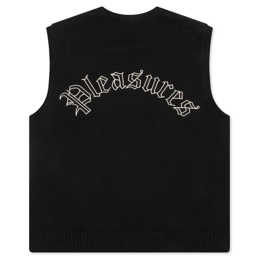 Cage Sweater Vest Black