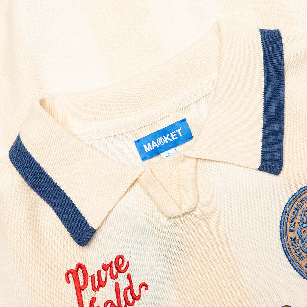 Pure Gold Collared Sweater Butter Cream