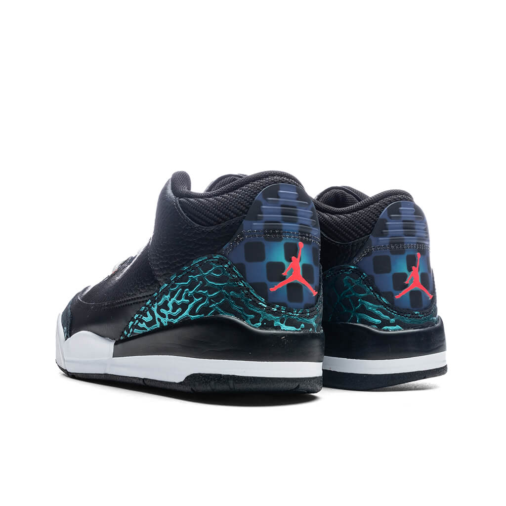 Air Jordan 3 Retro PS Moto Black Siren Red Hyper Jade