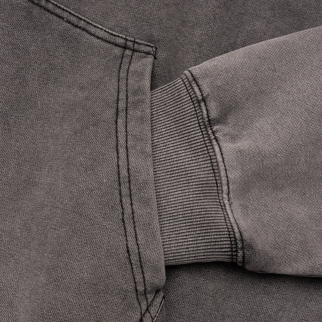 Logo Mania Hood Washed Grey