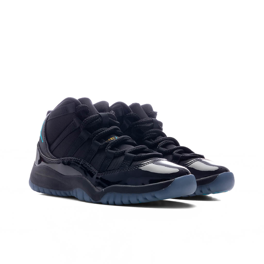 Air Jordan 11 Retro Gamma PS Black Gamma Blue Varsity Maize