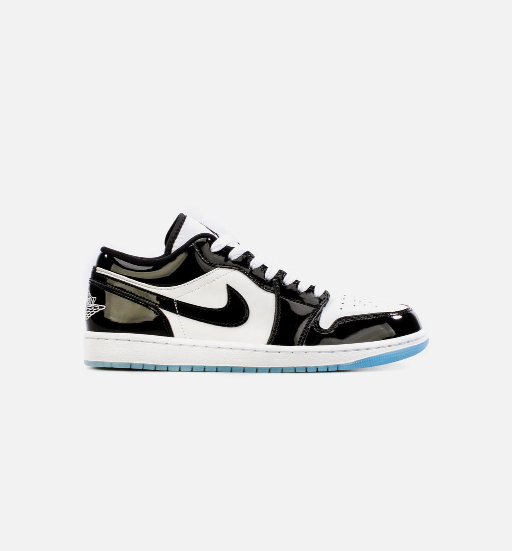 Air Jordan 1 Low Concord Mens Lifestyle Shoe White Black Limit One Per Customer