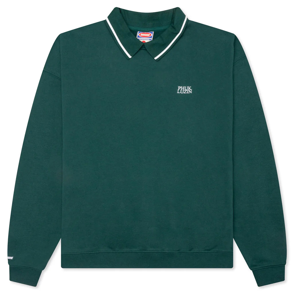 Phuk Luzin Collared Sweatshirt Spruce