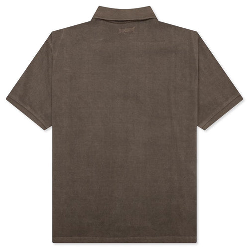 Pigment Dyed Pique Polo Taupe