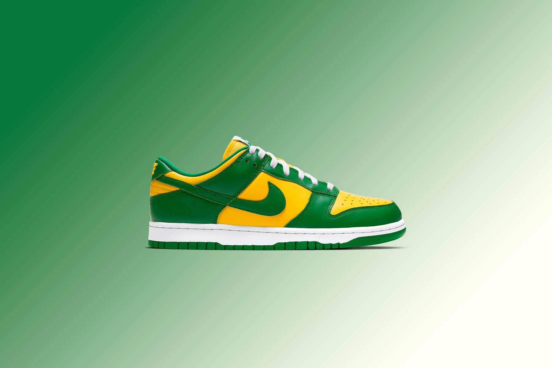Dunk Low SP Brazil Varsity Maize Pine Green
