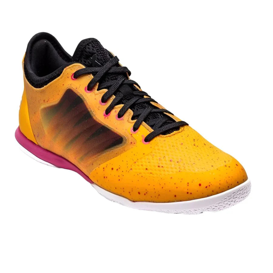 adidas X 151 Court Indoor Soccer Shoes Solar Gold Black Shock Pink
