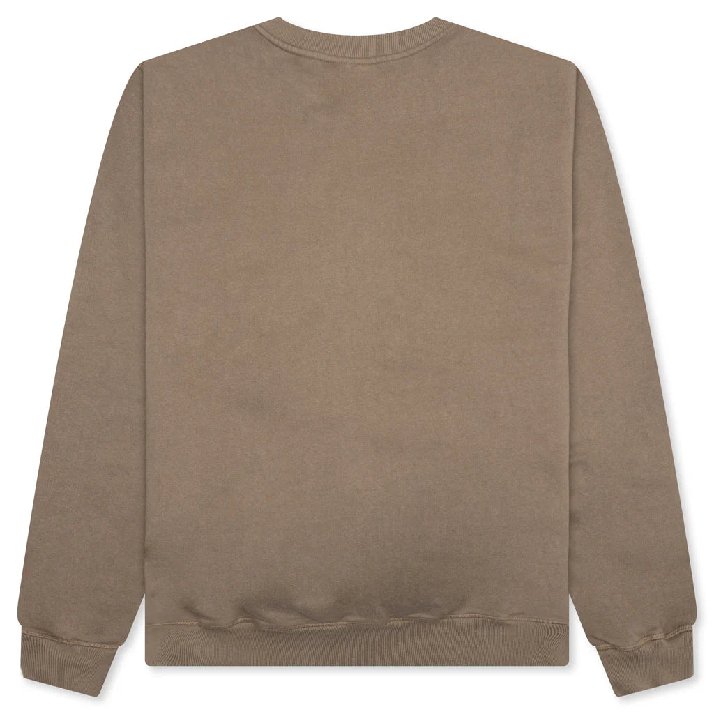 Future Visions Crew Neck Sweatshirt Stone Grey