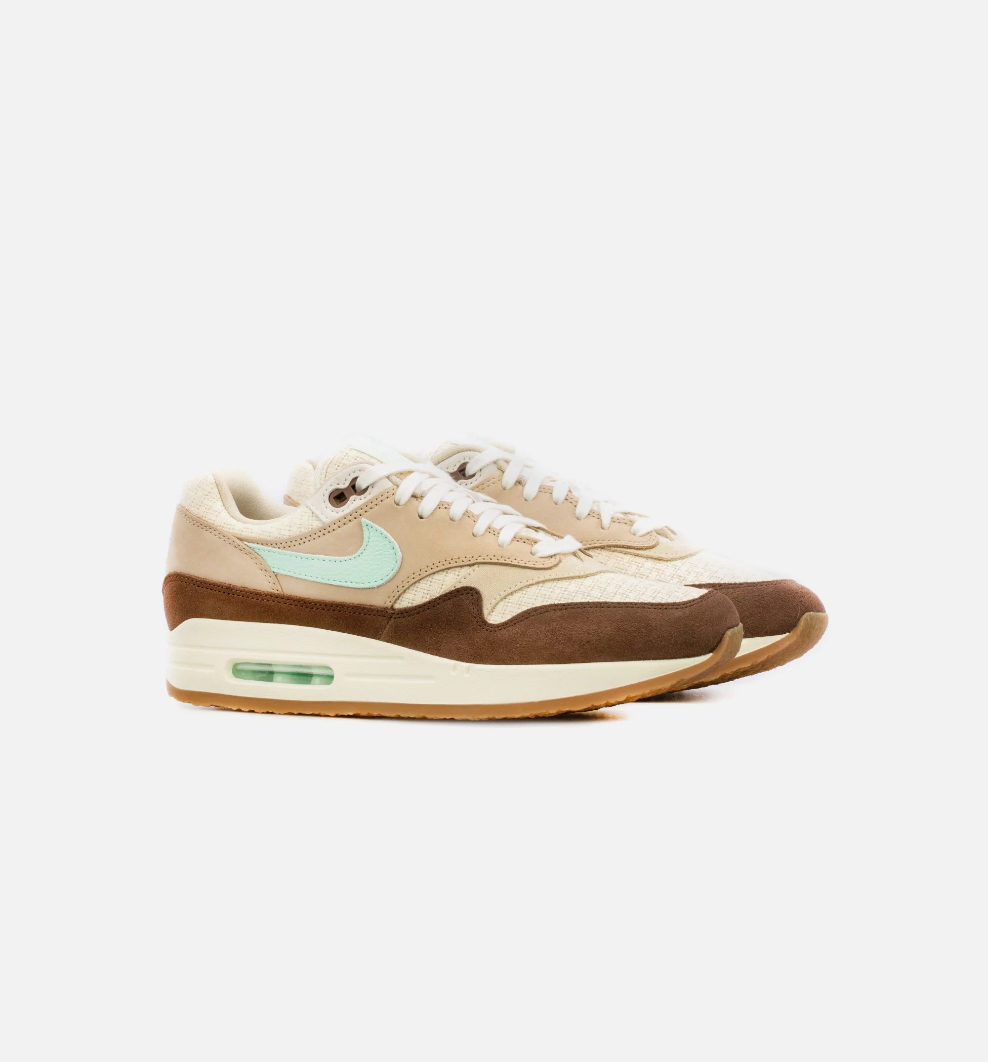 Air Max 1 Crepe Hemp Mens Lifestyle Shoe Brown Green