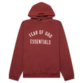 Fleece Hoodie Crimson