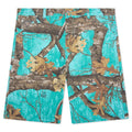 Frayed Script Painter Shorts Seaglass