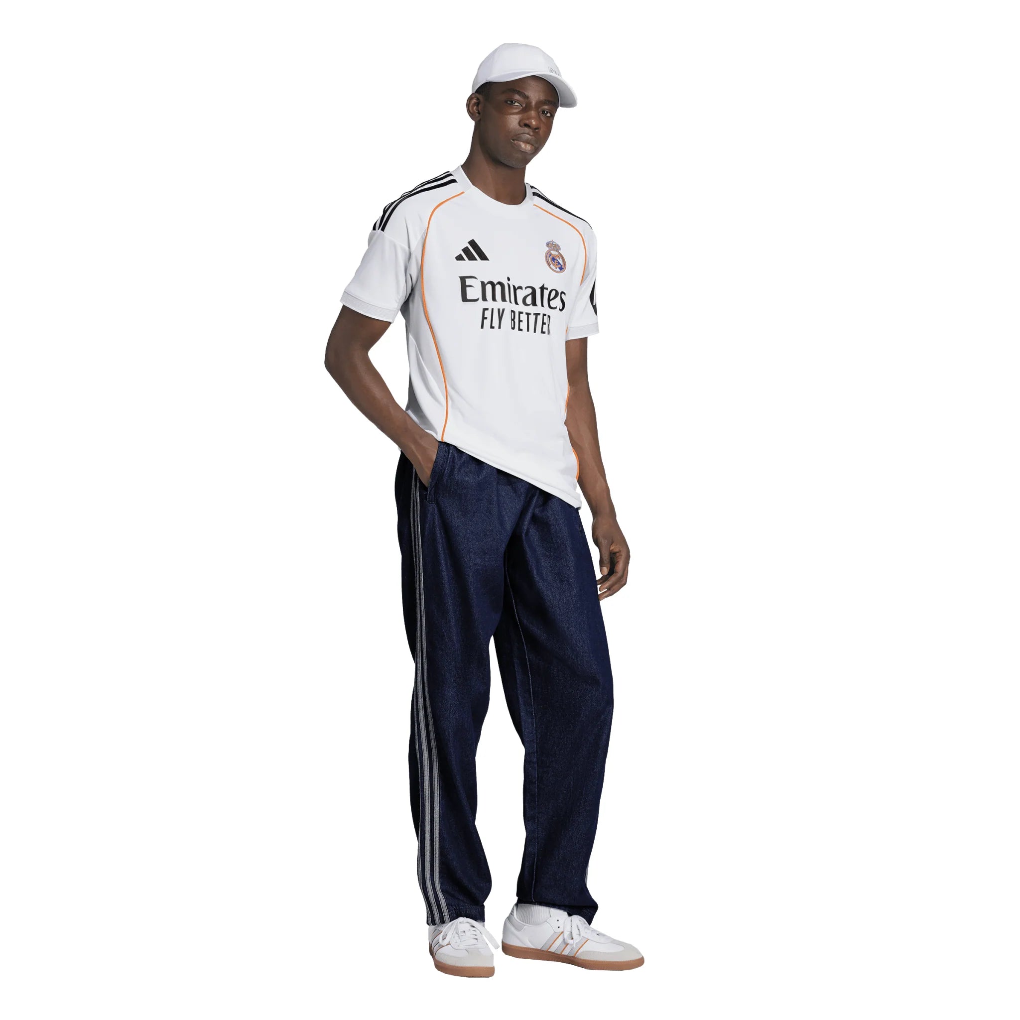 adidas Real Madrid Home Mens Soccer Jersey 25 26 White