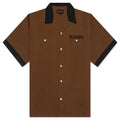 Daisy Bowling Button Down Brown