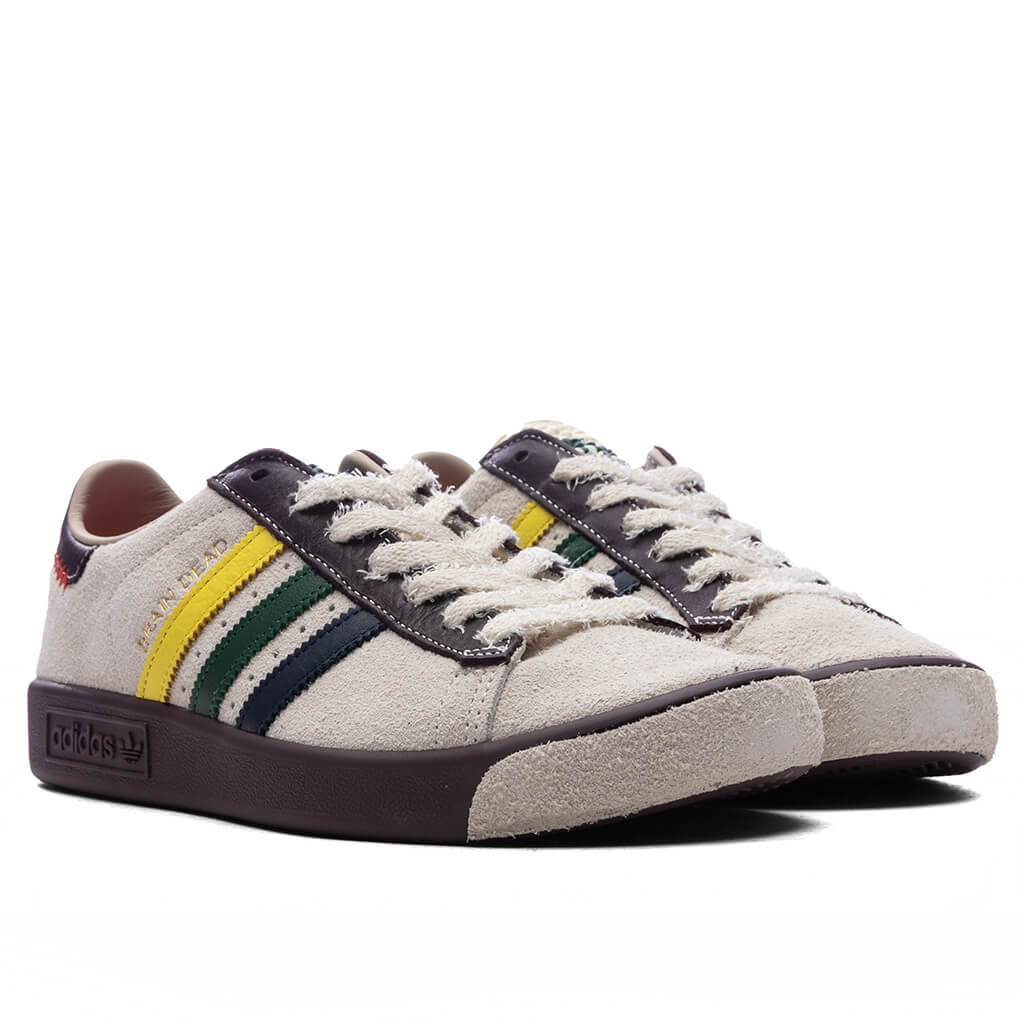 Adidas x Brain Dead Forest Hills Cream White Pantone Night Red