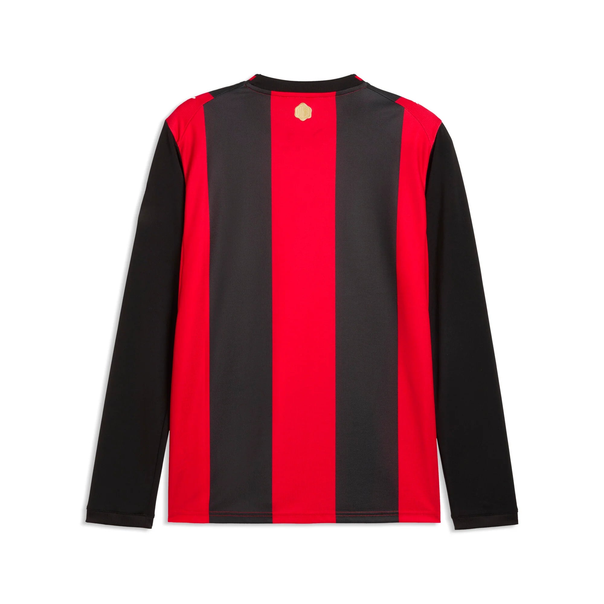 PUMA AC Milan Home Long Sleeve Mens Soccer Jersey 2026 Black Red