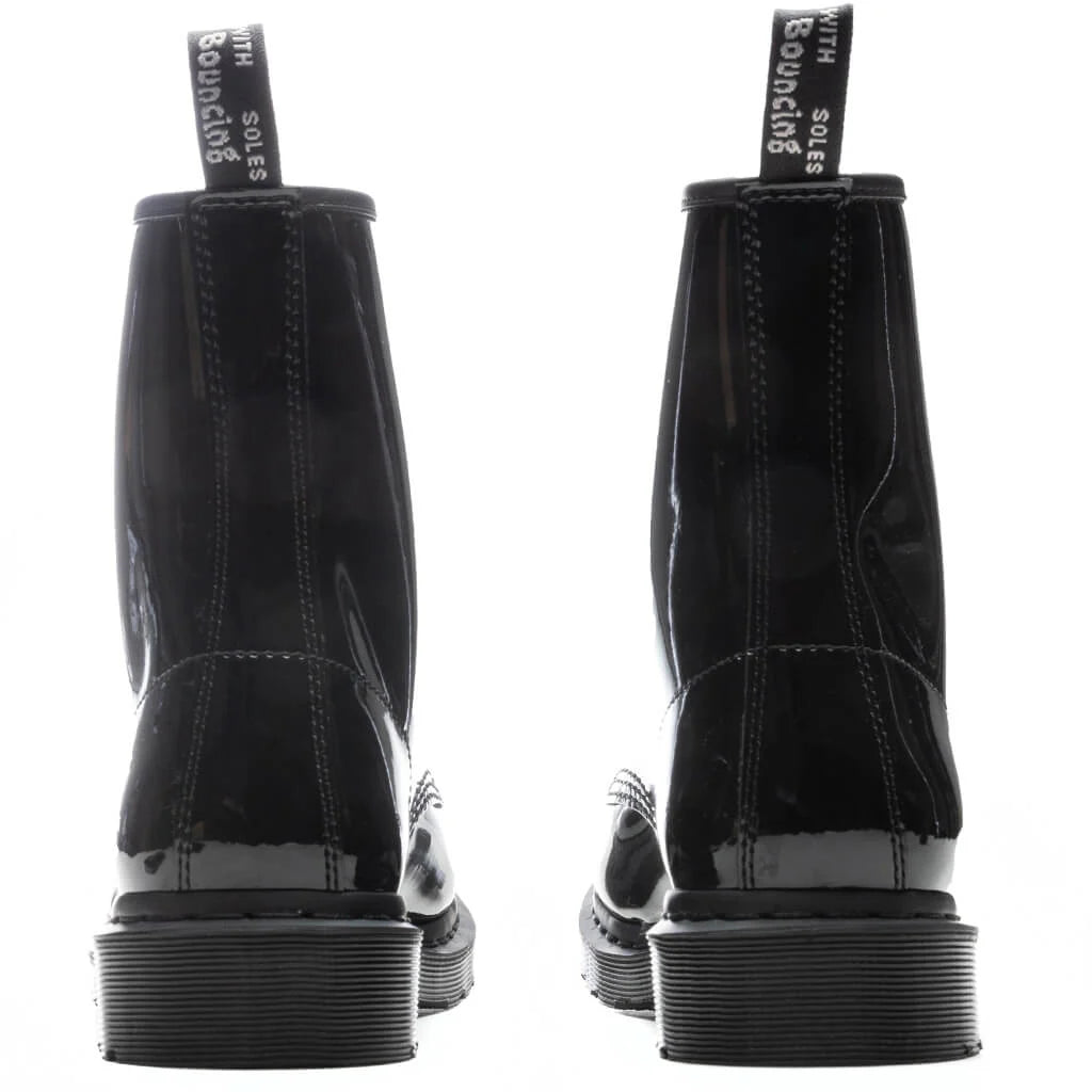 Womens 1460 Patent Lamper Mono Black