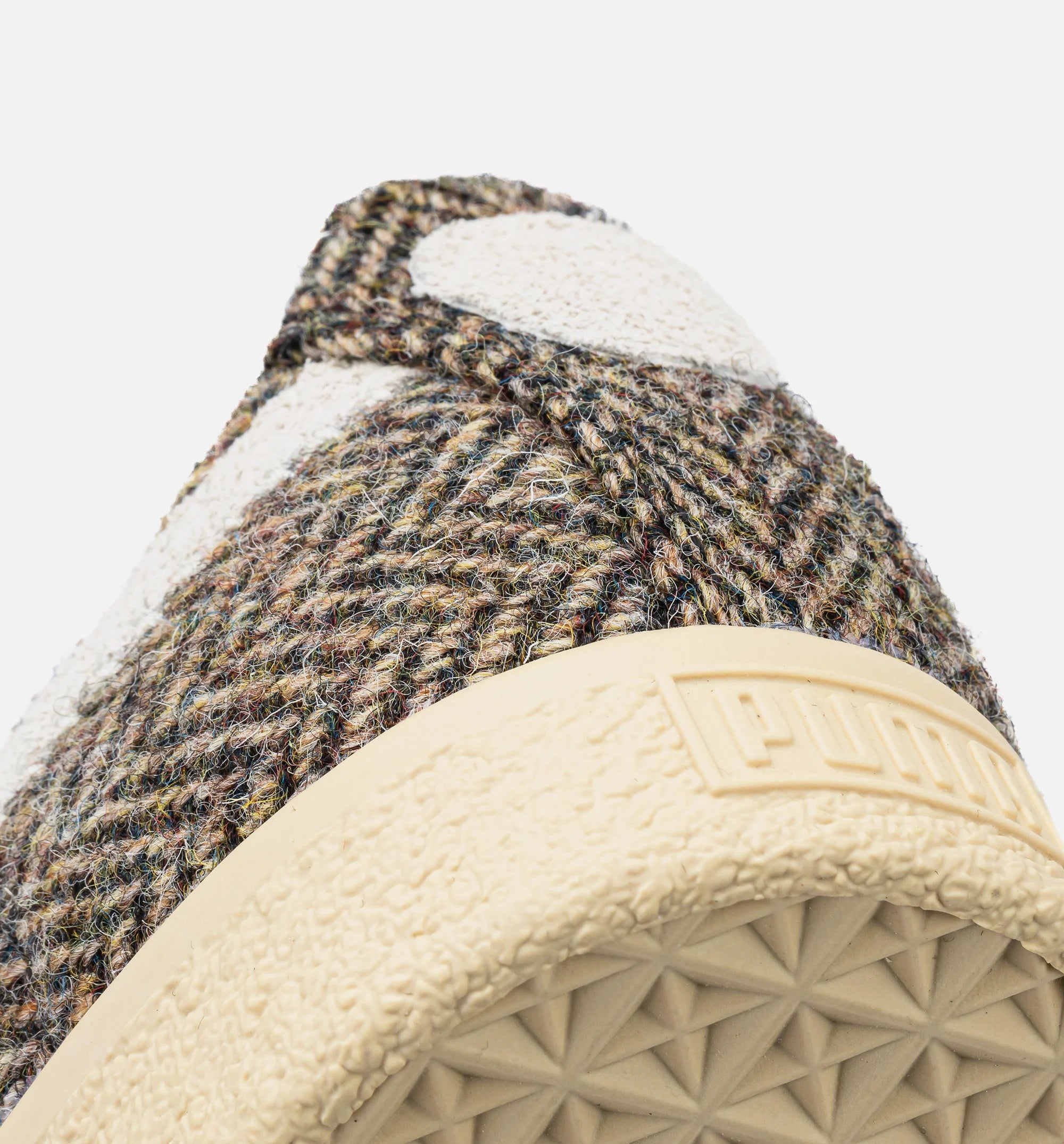 Clyde Harris Tweed Mens Lifestyle Shoe Chamomile Caramel Latte