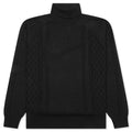 Nike Life Cable Knit Turtleneck Sweater Black