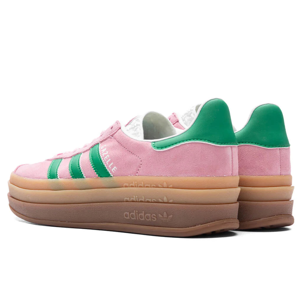 Womens Gazelle Bold True Pink Green Cloud White