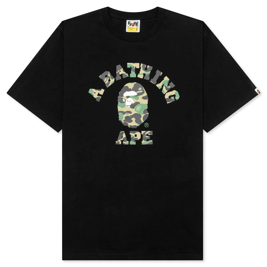 Abc Camo College Tee Black Green