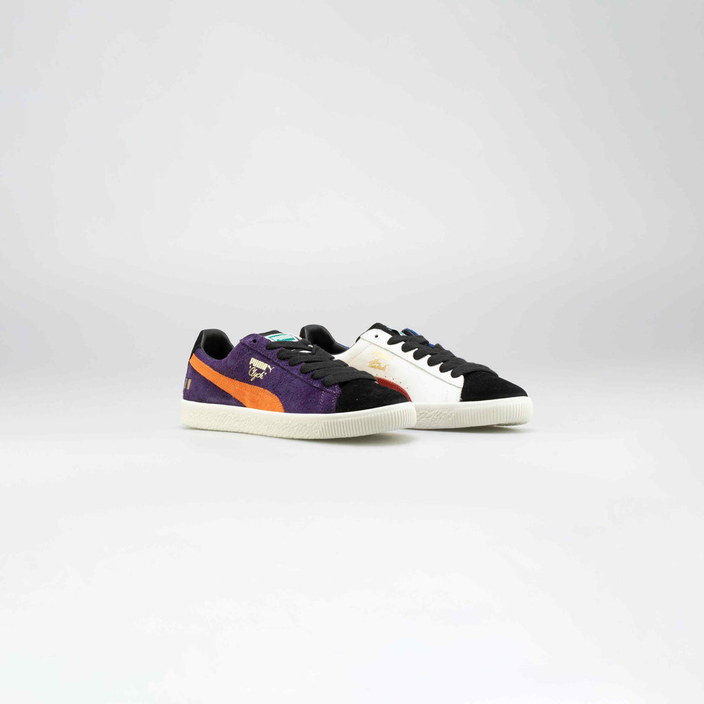 Clyde X the Hundreds Mens Lifestyle Shoe Blue Yellow