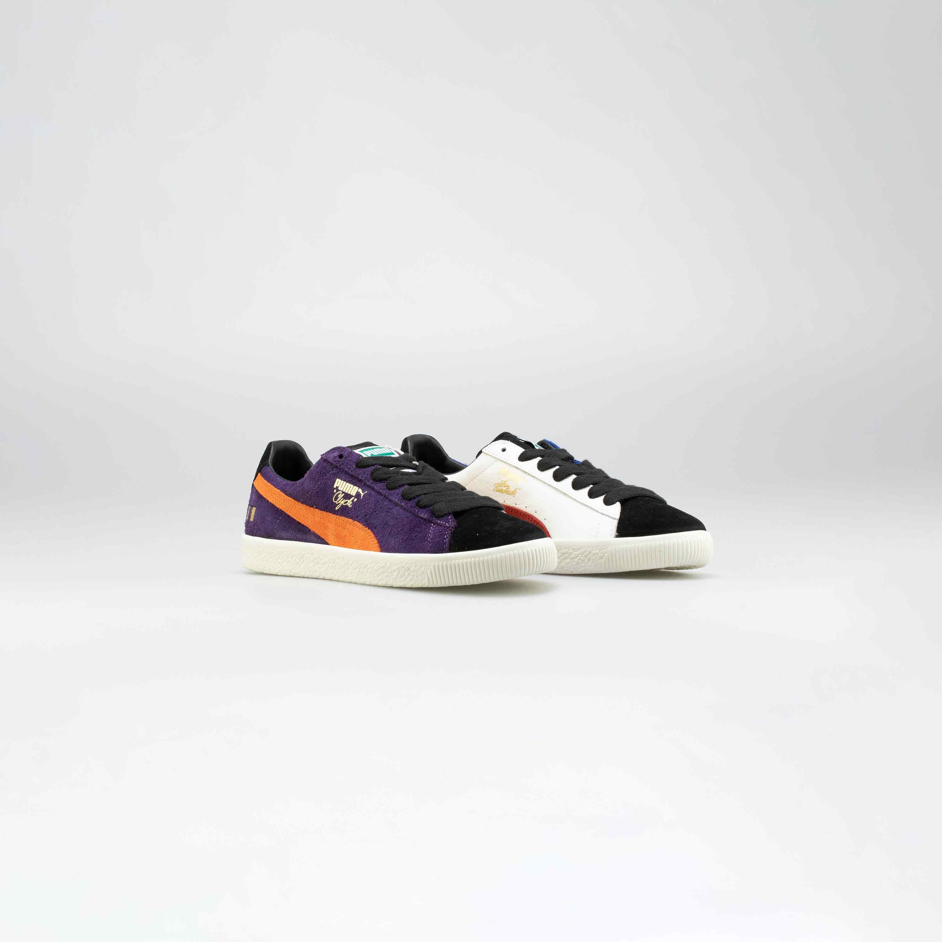 Clyde X the Hundreds Mens Lifestyle Shoe Blue Yellow