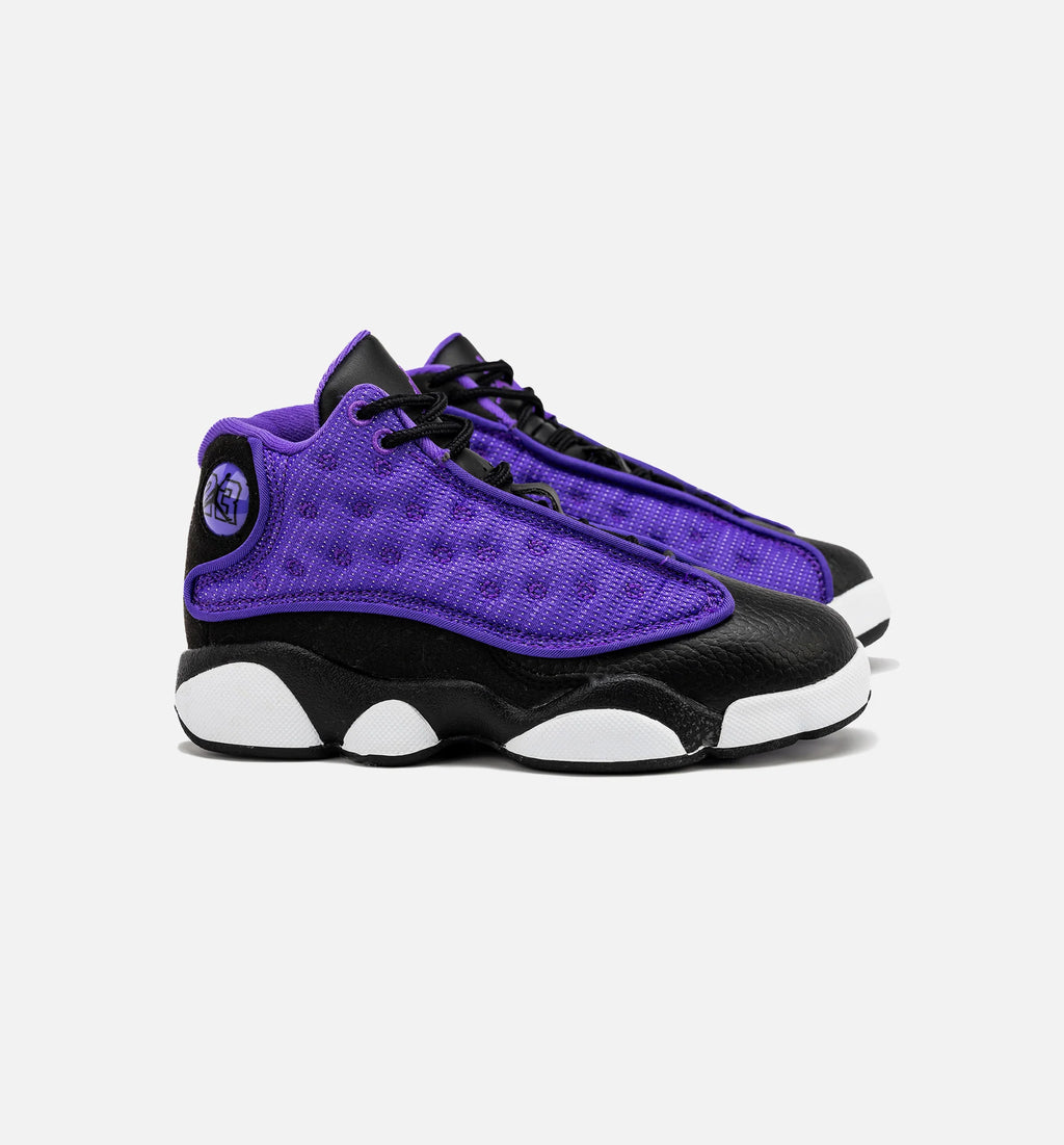 Air Jordan 13 Retro Purple Venom Preschool Lifestyle Shoe Purple Venom Black