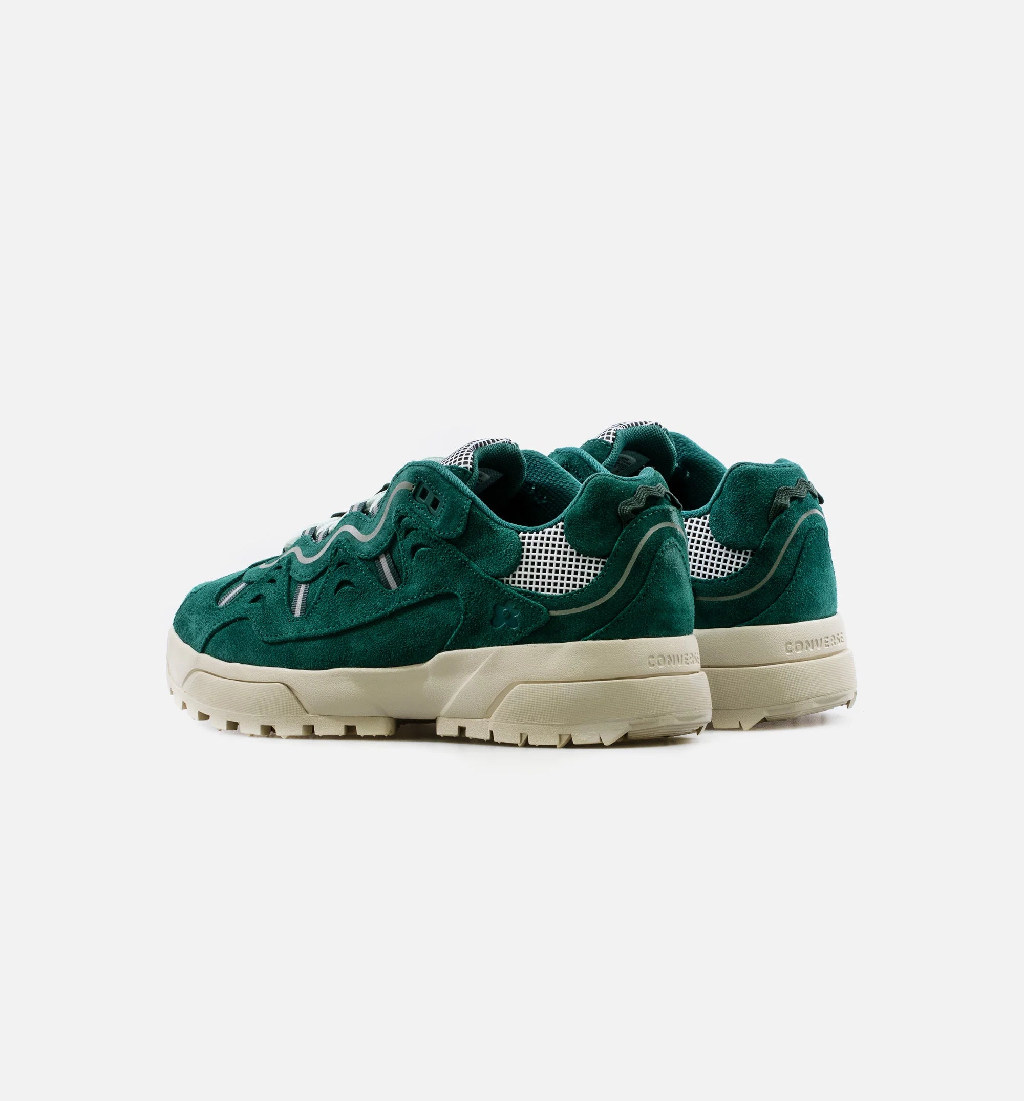 Golf Le Fleur Gianno Suede Low Top Mens Lifestyle Shoe Green White Bone