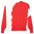 Stussy Tie Dye Fisherman Sweater Red