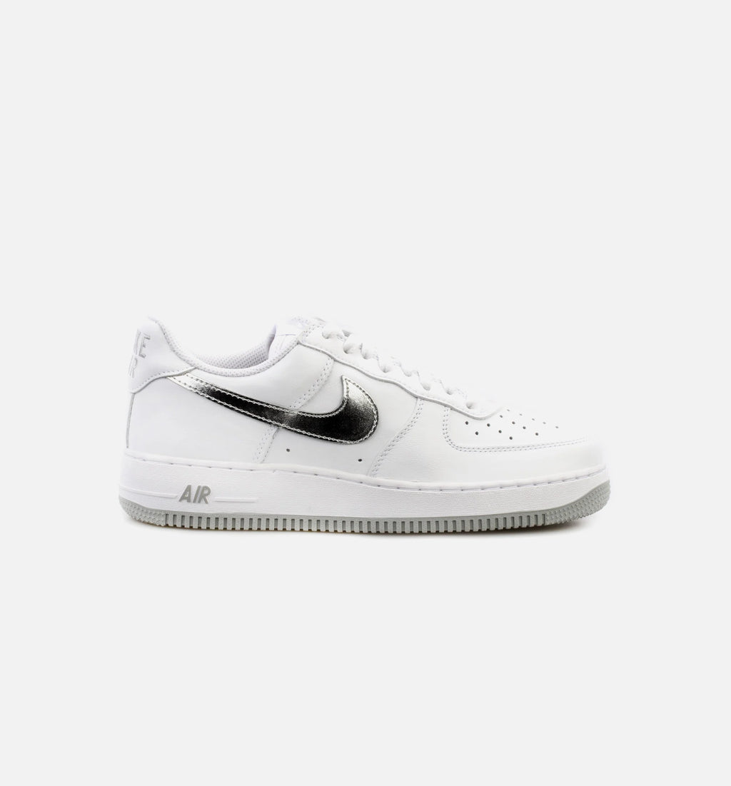 Air Force 1 Low Silver Swoosh Mens Lifestyle Shoe White