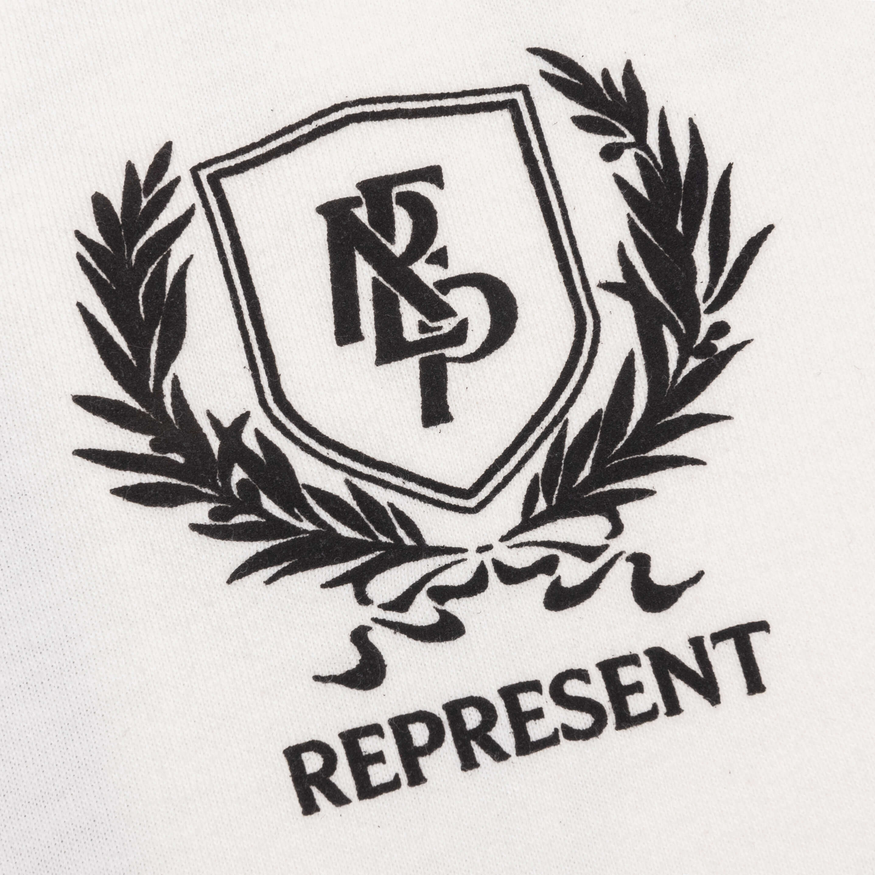 Crest T Shirt Flat White