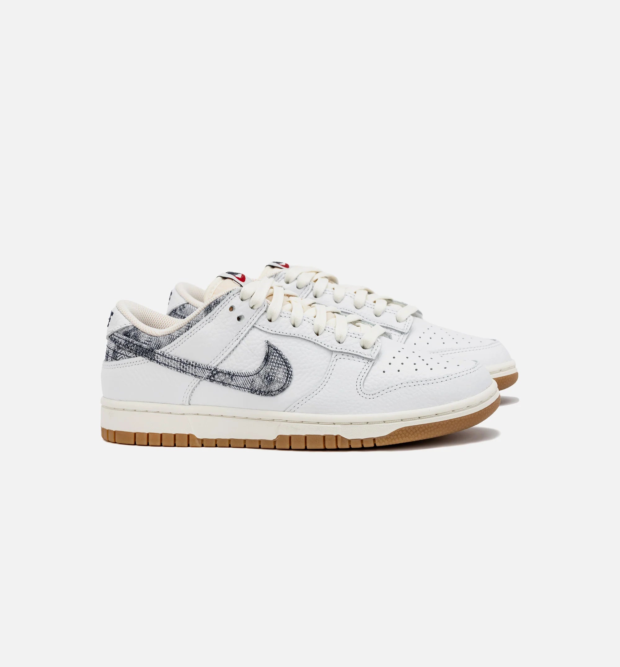 Dunk Low Washed Denim Mens Lifestyle Shoe White Denim Blue Limit One Per Customer