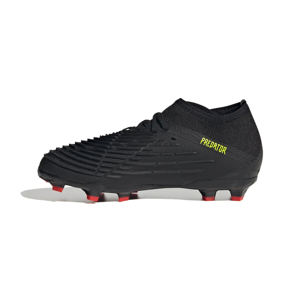 adidas Kids Predator Edge 1 FG J Soccer Cleats Black Yellow