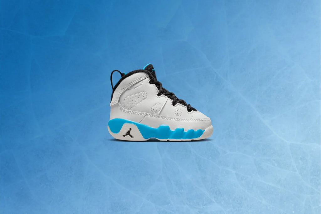 Air Jordan 9 Retro Powder Blue PS Summit White Black Dark Powder Blue