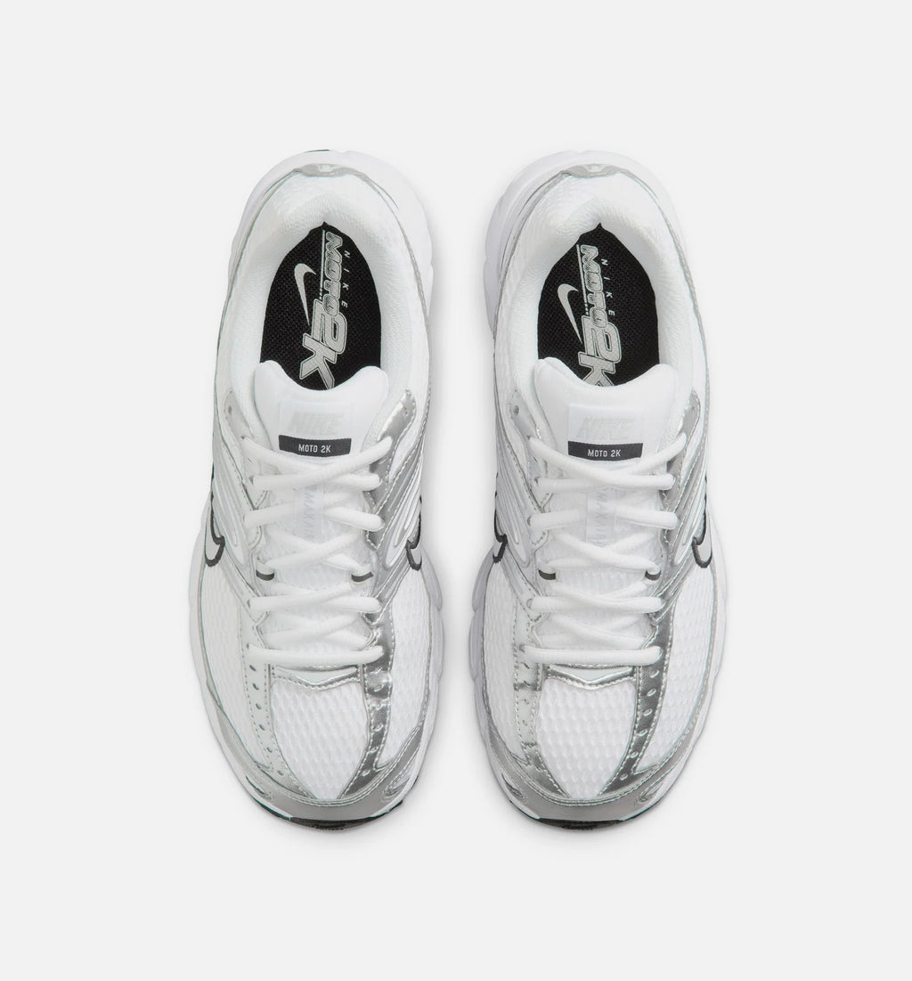 Air Max Moto 2K Womens Lifestyle Shoe White Photon Dust Metallic Silver Black