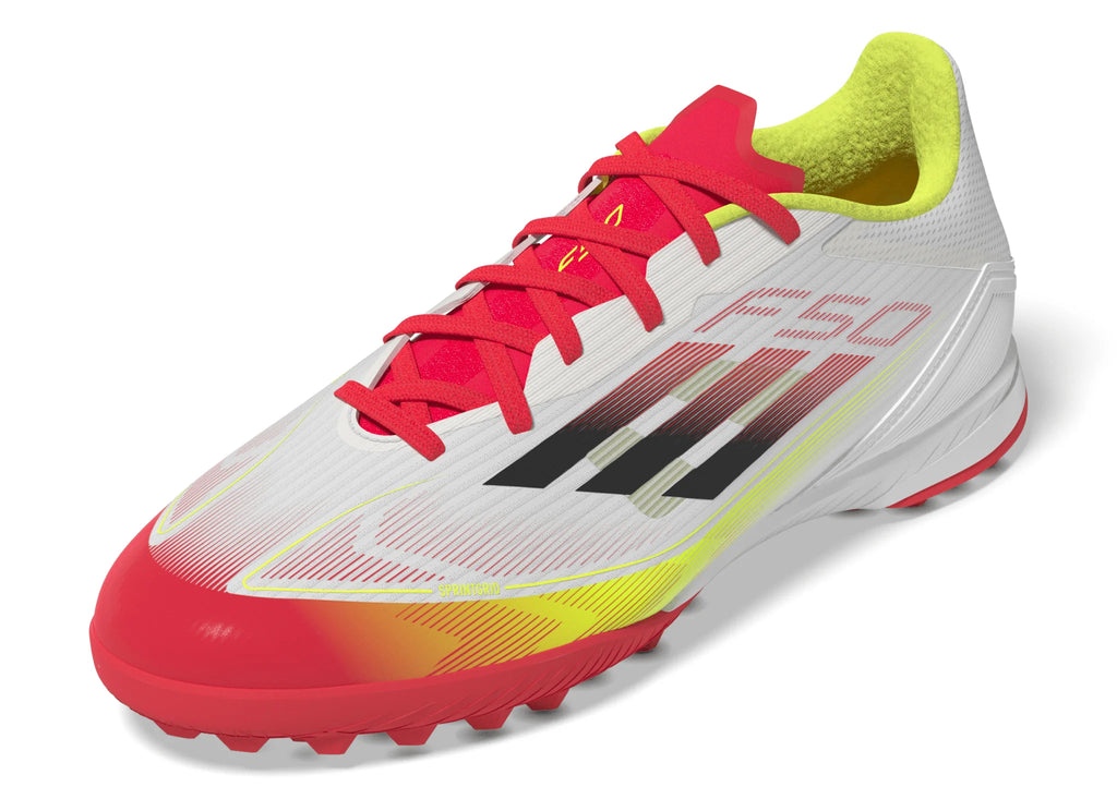 adidas F50 League Turf Boots White Black
