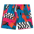 Distorted Water Swim Shorts Multi