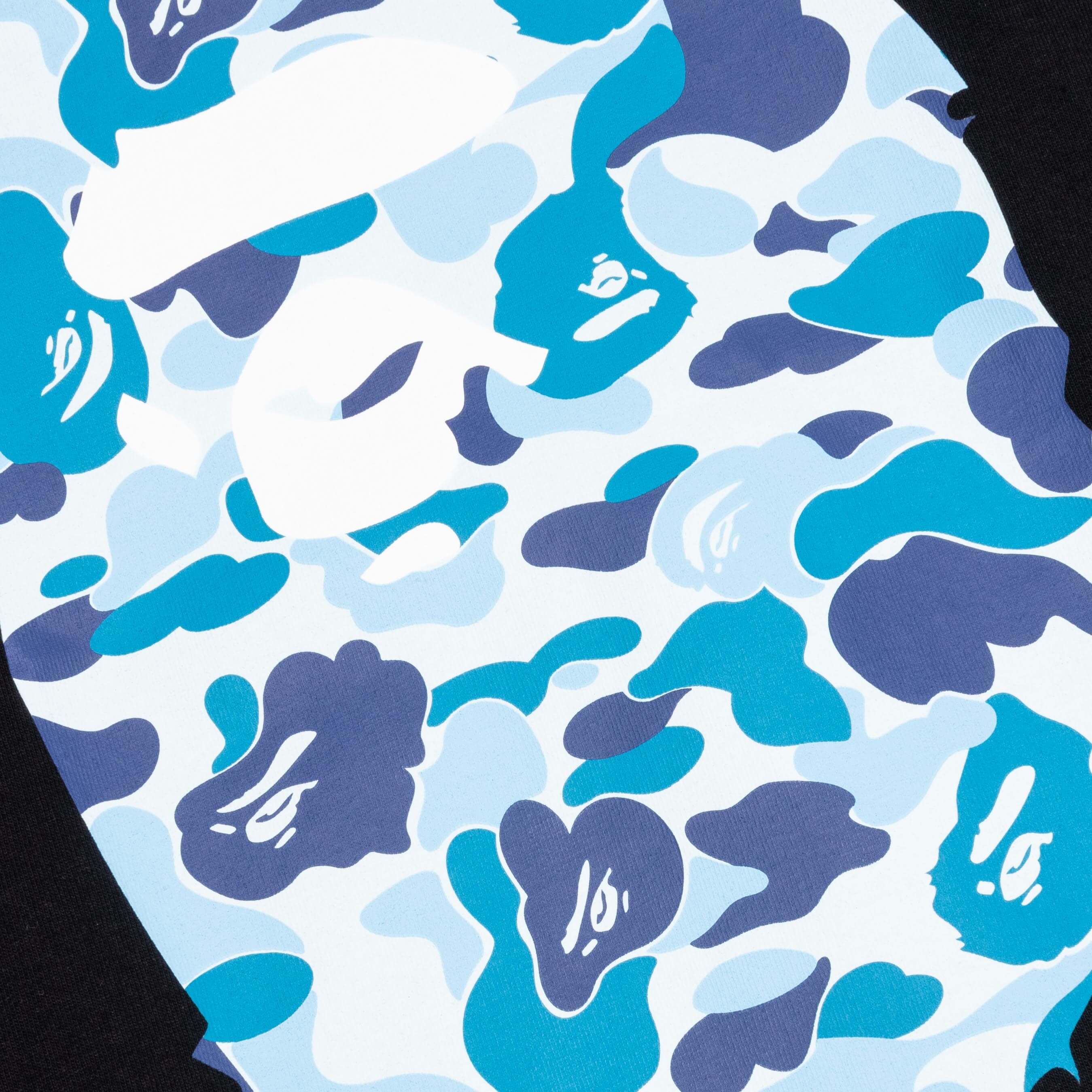 ABC Camo By Bathing Ape Tee Black Blue