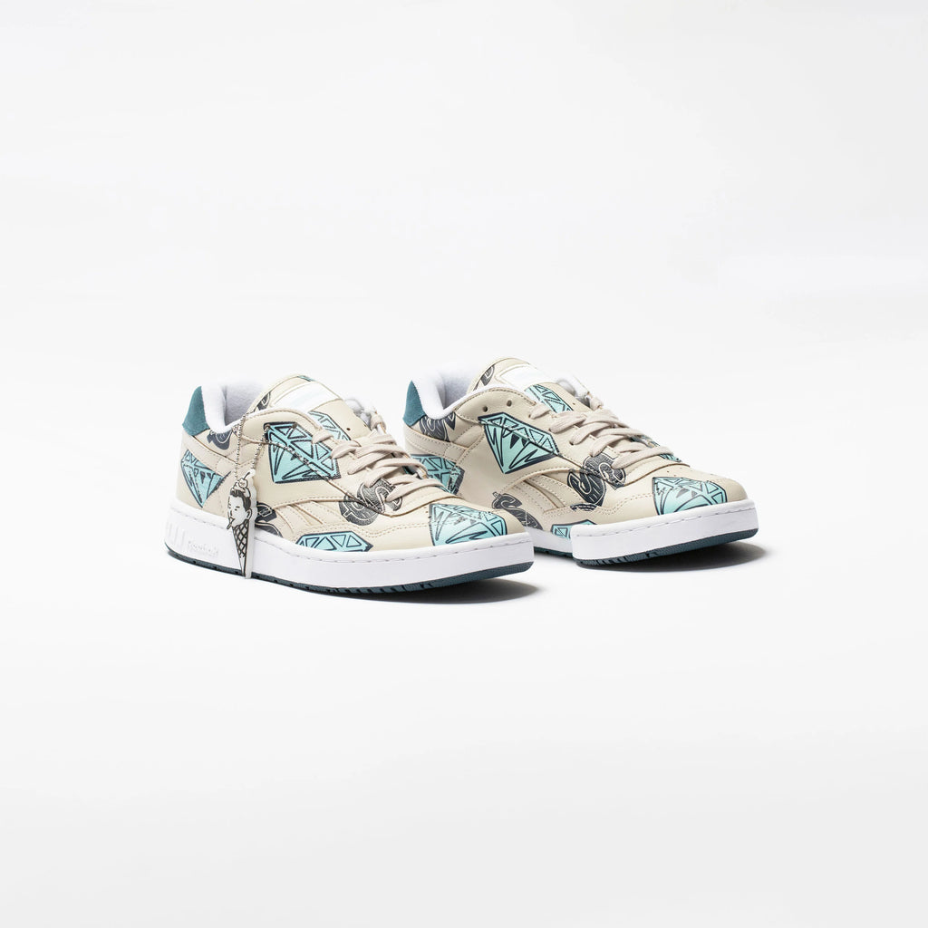 Ice Cream X BB4000 Stucco Mens Lifestyle Shoe Tan White Black Blue