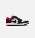 Air Jordan 1 Low SE Velvet Womens Lifestyle Shoe Black Gym Red White