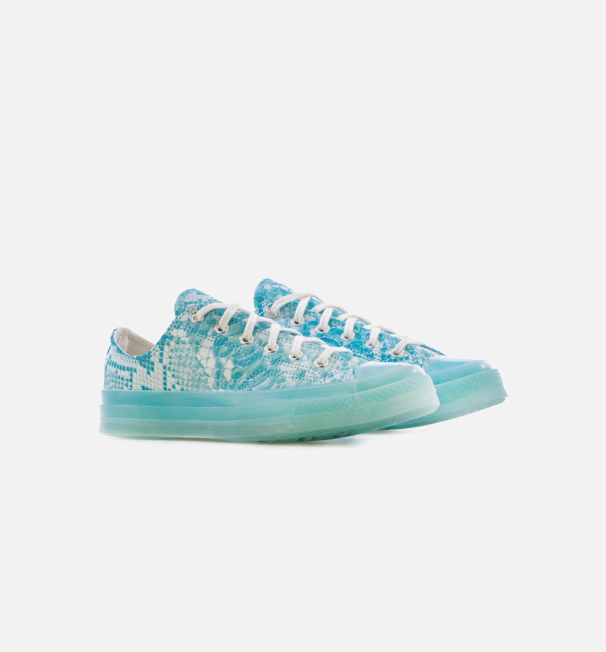 Golf Wang Chuck 70 Snake Mens Lifestyle Shoe Vintage White Blue Topaz