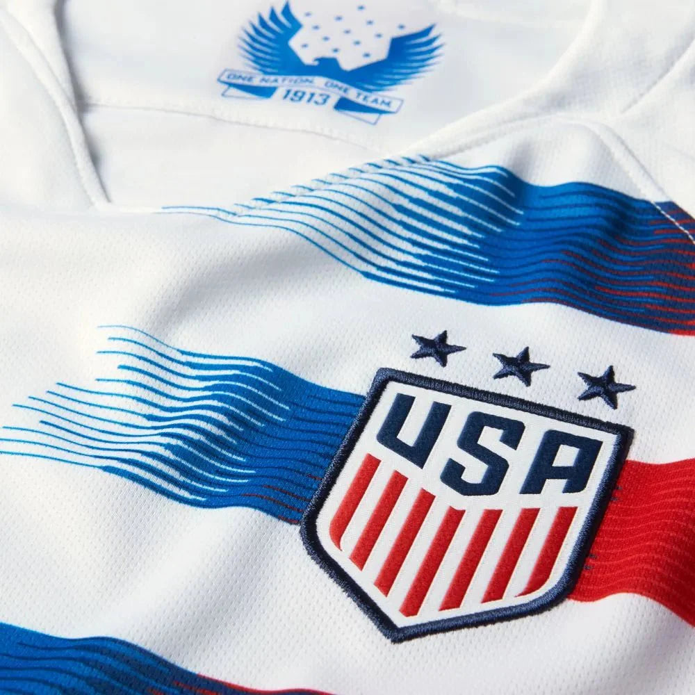 Nike USWNT 2018 Stadium Home Womens Jersey White Red Blue
