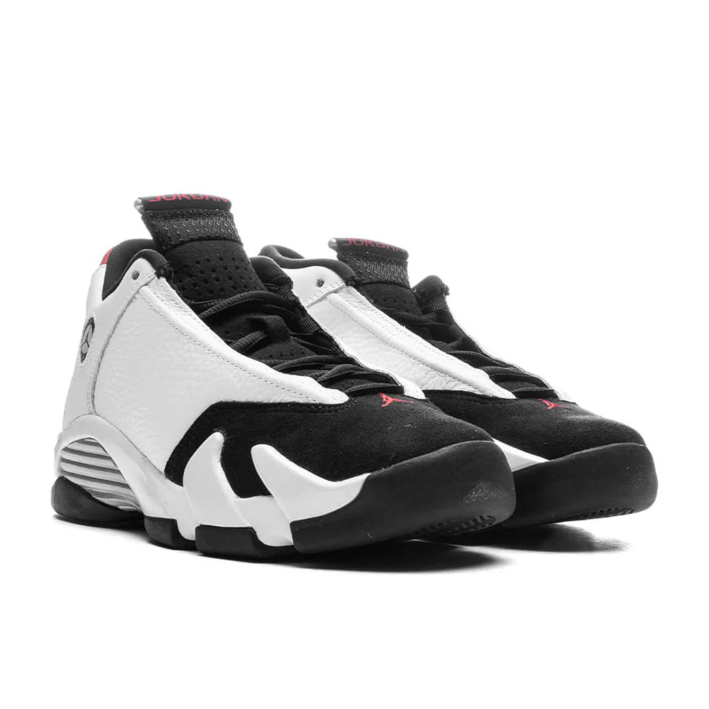Air Jordan 14 Retro GS White Varsity Red Black Metallic Silver