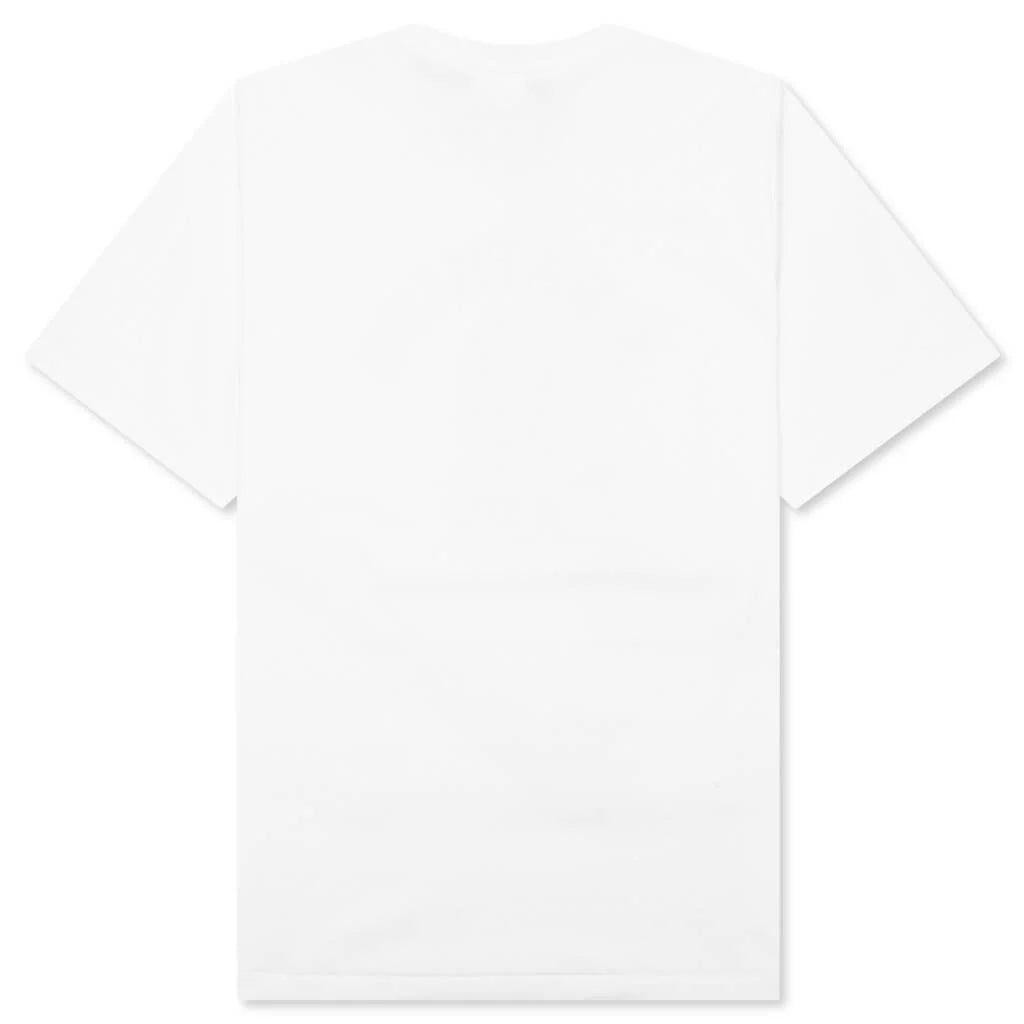 Color Camo College Tee White Red