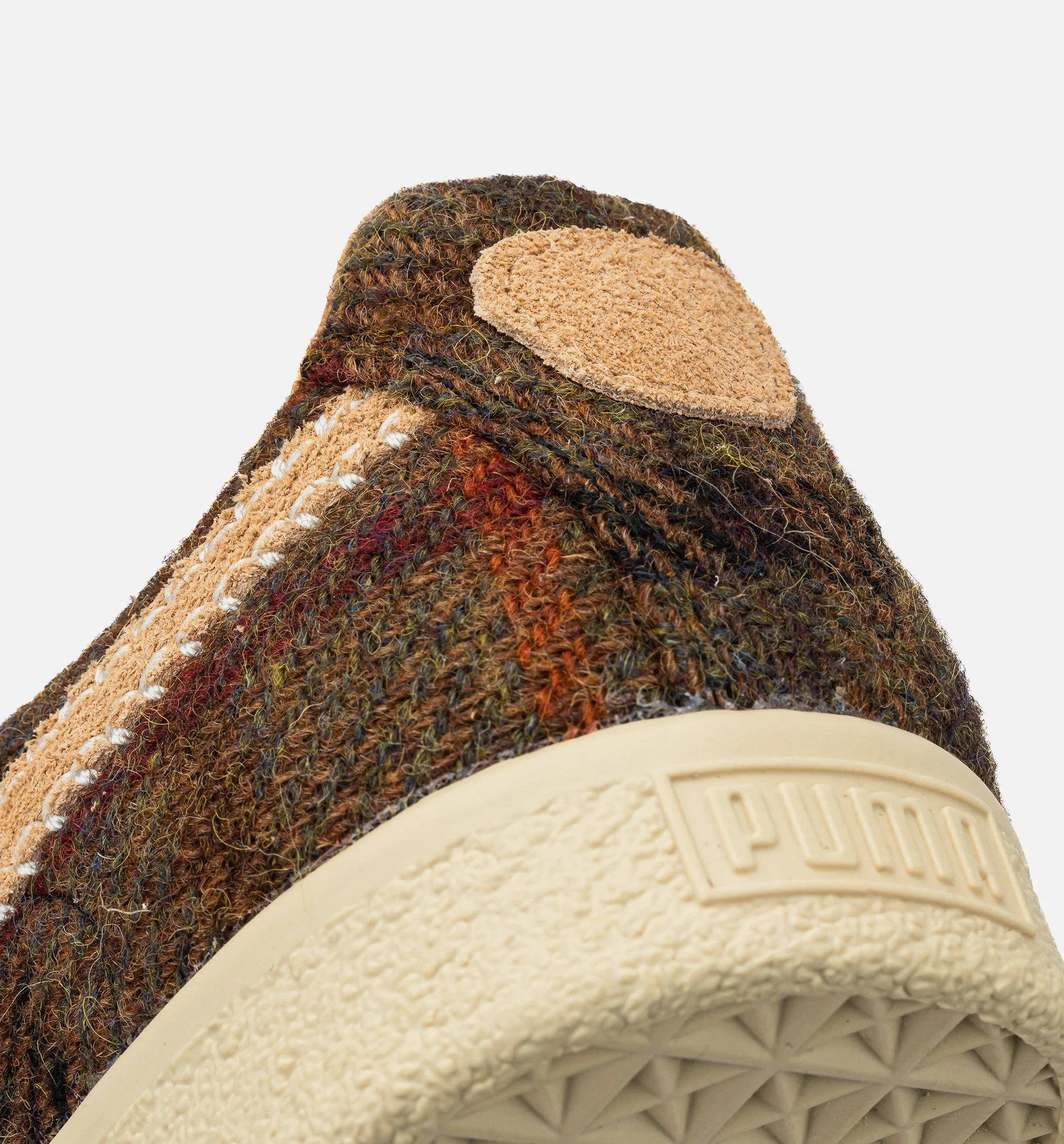 Clyde Harris Tweed Mens Lifestyle Shoe Chamomile Sugared Almond