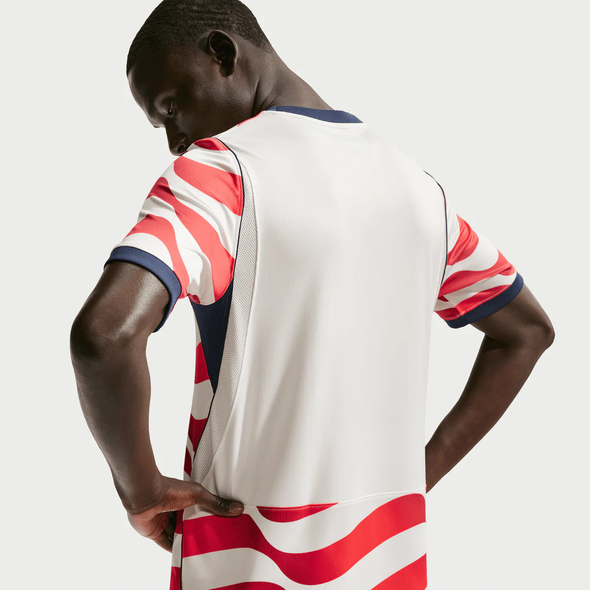 Nike USMNT Home Mens Soccer Jersey 2026 White Red Blue